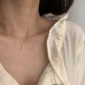 Fashion Women Jewelry Alloy Rhinestone Drop Necklace. 