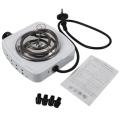 Home Kitchen Electric Stove Hot Plate Iron Burner 220V 500W Cooker Coffee Heater Household Cooking Appliances EU Plug. 