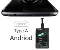 For Mobile Phone new Wireless Charge Receiver Universal Type-C Android Micro USB Qi Wireless Charger Charging Pad Module. 