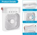 Portable Air Conditioner Fan,900ML Personal Air Conditioner with Ice Tray,5in1 Timming Evaporative Air Cooler,Cooling Fan with 7 Colors Light, 5 Sprays,3 Speeds,Ac Fan for Small Room,Office,Car,Camp. 