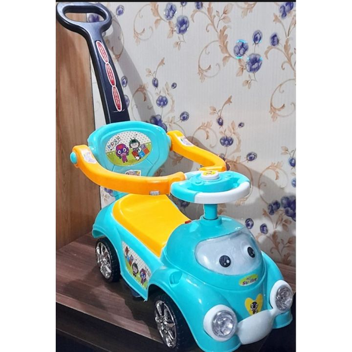 Baby Pram Stroller Car For Newborn Baby With Double Music & Lights