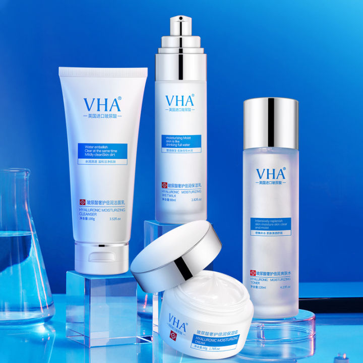 VHA%20Hyaluronic%20Acid%20Skin%20Care%20Set%20Facial%20Cleanser%20Toner%20Lotion%20Cream%20Shrink%20Pores%20Anti%20Aging%20Moisturizing%20Brighten%204Pcs%20Set%20-%20Image%203