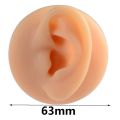 1 Pc Silicone Ear Model Reused Ear Displays Mould Professional Piercings Practice Tools for Earrings Ear Studs Display. 