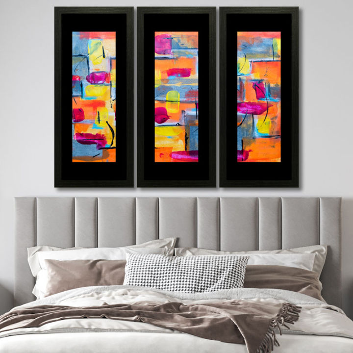 Set%20of%203%20Vibrant%20Abstract%20Wall%20Art%20Frames,%20,%20Collage%20Frames%20for%20Wall%20D%C3%A9cor%20%E2%80%93%20Raqeeq%20BF63%20-%20Image%202