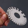 New Stainless Steel for Non-ferrous Wire and Metal Round Diameter Gage Thickness ruler 0.3125"-0.007" Scale Thickness Measuring Gauge. 