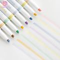 emmy 4 Pcs Magic Glitter Highlighter Bright Sparkling Color Drawing Painting Watercolor Marker Pen Student Stationery. 