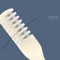 【HOT】 Comb Tooth Nose Hair Trimmer Small Portable Nasal Cleaner Easy Cleaning Reusable Hair Remover Manual Nose Hair Removal Tools. 