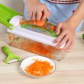 12pcs Set Nicer Dicer Plus Multi-Function Kitchen Tool Vegetables Fruits Dicer Food Slicer Cutter. 