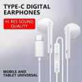 Original Gionee Type C Handsfree | In-Ear Type C Headset Headphones | Earphones | Type-C Earphone | C Type Handfree with Built-in Microphone | Dual Driver Earbuds USB-C | Compatible for Phone 15,16,17 series / Samsung/ OnePlus/ Redmi / Oppo / Huawei. 