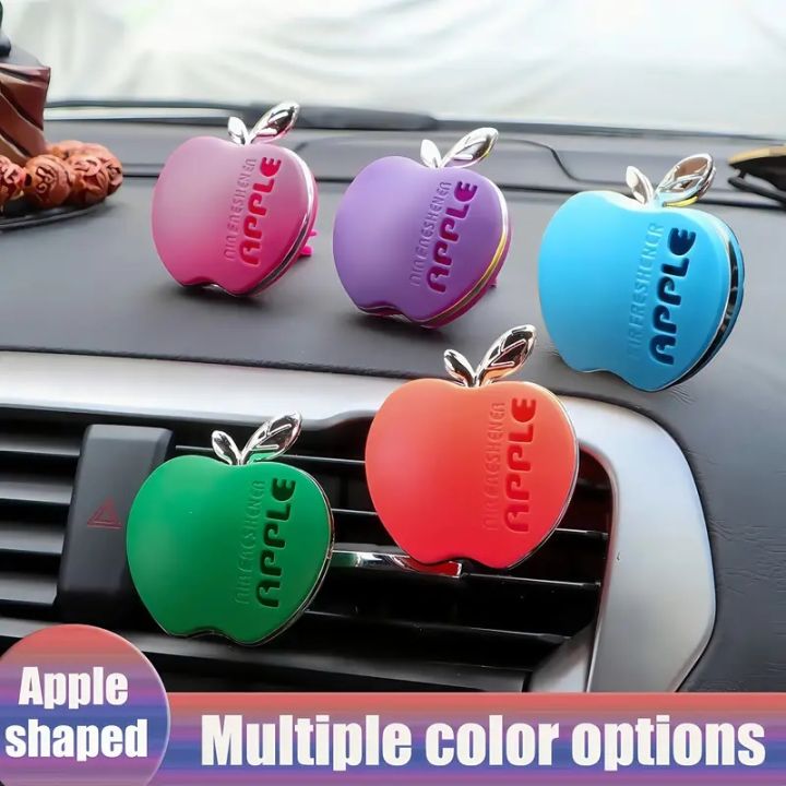 1pc%20Apple%20Shaped%20Car%20Air%20Freshener%20Dual%20Use%20Vent%20Clip%20&%20Dashboard%20Perfume%20Long-Lasting%20Fruity%20Scent%20Cute%20Colorful%20Auto%20Interior%20Alcohol-Free%20Aromatherapy%20Diffuser%20-%20Image%204
