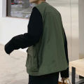 Cargo Vest Sweat Absorption Summer Thin Hip Hop Cargo Vest. 