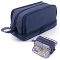 Capacity Pencil Case Pencil Pouch Pen Bag For School Stationery And Travel Black. 
