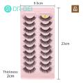 Fake Eyelashes Lightweight 7D Artificial Fiber False Eyelashes. 