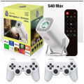 S40 Max Projector 4K HD 1080P Bluetooth Android 11 Proyector With 2 Wireless Game Controllers Built-in 30000 Games. 