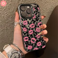 Retro Leopard Print Case for Infinix Hot 40i 30i 11 10 30 9 Pro Play Tecno Spark GO 2024 10 20 Pro 20C 10C Smart 8 5 7 6 Pro Plus Pop 7 8 Note 12 G96 30 40 Pro Doodle Red Lips Case. 