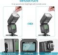 Neewer NW561 LCD Display Flash Speedlite for Canon Nikon Panasonic Olympus Pentax Fijifilm and Sony with Mi Hot Shoe，DSLR and Mirrorless Cameras with Standard Hot Shoe. 