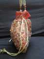 Fancy Pouch potli gol bridal purse :: Bridal satin pouch , Customized and handmade pouch. 