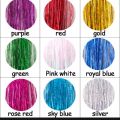Sparkle Hair Tinsel Rainbow colored 93cm Hair Laser False Hair Extensions Decor Glitter Strings For Girls. 
