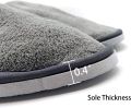 Warm Spa Slippers-Closed Toe Non Slip Disposable Hotel Slippers for Wowens Men-Thick Soft Cotton Reusable House Slippers Fit for Guests,Bathroom,Bedroom,Travel,Home,Indoor. 