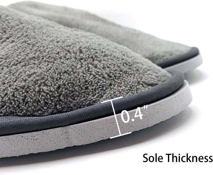 Warm%20Spa%20Slippers-Closed%20Toe%20Non%20Slip%20Disposable%20Hotel%20Slippers%20for%20Wowens%20Men-Thick%20Soft%20Cotton%20Reusable%20House%20Slippers%20Fit%20for%20Guests,Bathroom,Bedroom,Travel,Home,Indoor%20-%20Image%204
