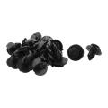 20 pcs Plastic Rivets for Clip Screw Type Fastener, Black. 