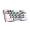 Redragon K616 FIZZ Pro RGB 60% Wireless and Wired Mechanical Gaming Keyboard 3 in 1 Bluetooth 2.4G and Wired Modes with Red Switches 61 Keys. 