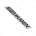 Mugen Logo Aluminium Black Part Car Spoiler Badge Emblem Logo For Honda. 