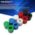 20PCS Tactile Push Button Switch Cap 7mm Applies to 5.8*5.8 7*7 8*8 8.5*8.5 Self-locking Switch Button Cap A06. 