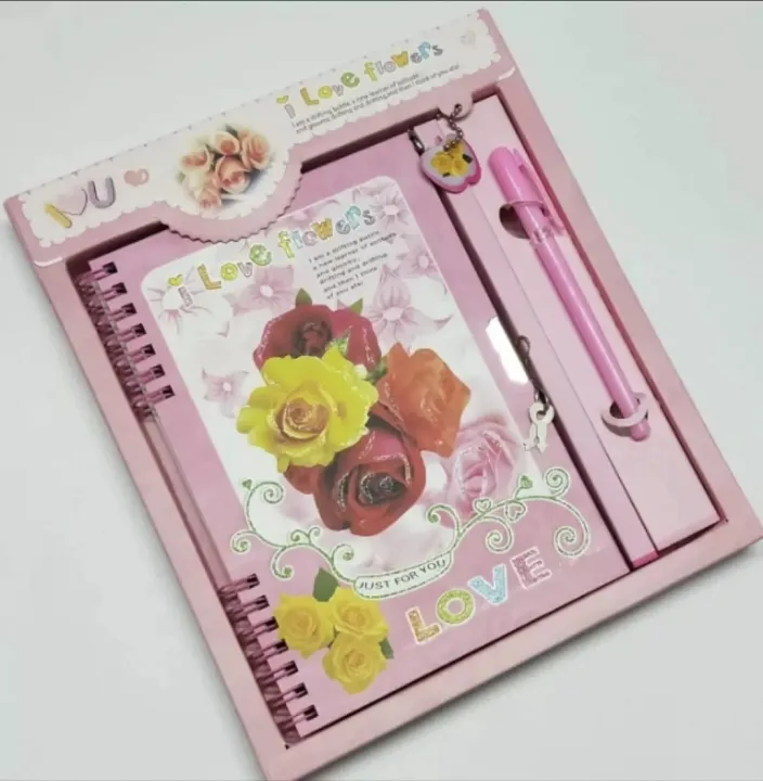 A-S%20%20Spiral%20Binding%20Fancy%20Lock%20Diary%20Medium%20size%20with%20box%20Pages%2062%20-%20Image%206
