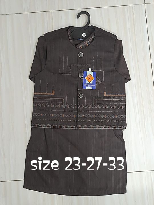 baba%20boys%20kurta%20shalwar%20with%20waist%20coat%20-%20Image%204