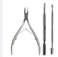 3-Pack Ingrown Toenail File and Lifters, Professional Surgical Stainless Steel Ingrown Toenail Tool- Safe Nail Cleaning Treatment Pedicure Tools Kit Under Sidewall Cleaner Pain Relief Accessories. 