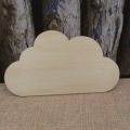 Multiple Sizes Unfinished Blank Cloud Wood Cutout Shape Decor Laser Cut DIY Crafts Home Decoration. 