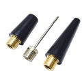 3 PCS Needle Nozzle Adapter Kit Ball Inflation Pump Needle Valve Adapter Kit Ball Pump Needle Bike Tire Inflating Kit. 