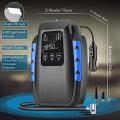 Digital Tyre Inflator Pump, Coquimbo 12V DC 150PSI Portable Air Compressor for Car Tyre with 35L/Min Air Flow, 3 Nozzle Adaptors, Bright LED Light and HD LED Display with Storage Bag. 