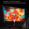 Android Projector TS-3 TS-6 native 720P 2GB/16GB Support 4K WiFi6 BT 90°Adjust Stand Height Adjustable Dustproof. 
