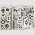 3 cards pack , Rub-on Transfer Stickers , Caption stickers , Wish Stickers , Rubon Stickers for scrapbooking ,card making ,decoupage. 