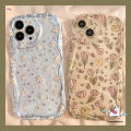Transparent 3D Wavy Curved Edge Phone Case Compatible For Infinix Hot 11 20 10 12 9 8 30i 30 Play Hot 10Lite 9 8 Smart 5 6Plus 7 6 Note 12 G96 Fresh Flowers Soft Tpu Flower Back Cover. 