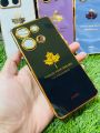 Infinix Note 30 Back Cover Luxury 6D Plating Soft Case Camera Lens Protection Square Frame Silicone Glossy Shockproof Mobile Phone Cases- Infinix Note 30 Girls & Boys Back Cover. 