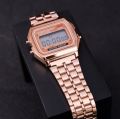 Vintage Silver Classic Digital Wrist Watch. 
