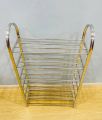 SI Stainless Steel Shoe Rack Shoe Organizer Storage Shelf 3, 4, 5 and 6 Tiers / Layers for Bedroom Hallway Entryway, for Boots/High Heels/Slippers - swad internationals. 