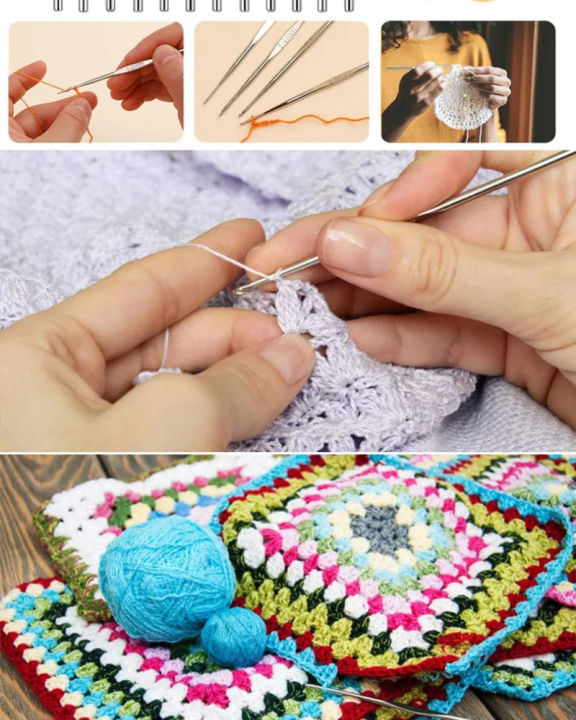 %E2%9A%A1%F0%9F%94%B9%E2%9A%A128%20Pcs%20Crochet%20Hooks%20Set%20Ergonomic%20Colorful%20Knitting%20Needles%20for%20Arthritic%20Hands%20with%20Stitch%20Markers%20&%20Large%20Eye%20Blunt%20Needles%E2%9A%A1%F0%9F%94%B9%E2%9A%A1%20-%20Image%206