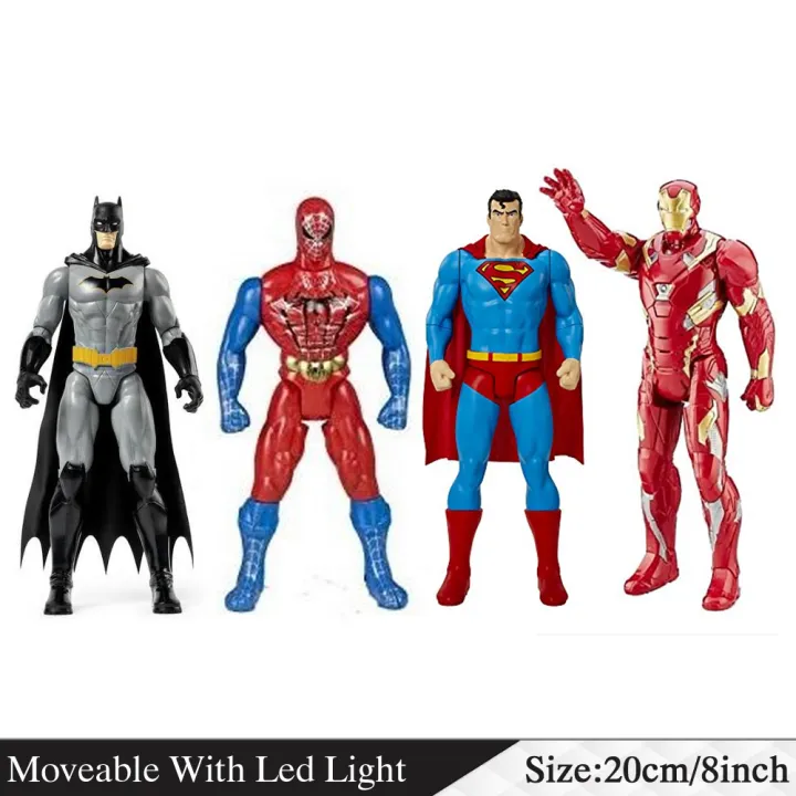 4%20Pcs%20Set%20-%20Action%20Figures%20Toys%20Movable%20With%20Led%20Light%20-%20Size%2020cm%20/%208%20inch%20-%20Image%202