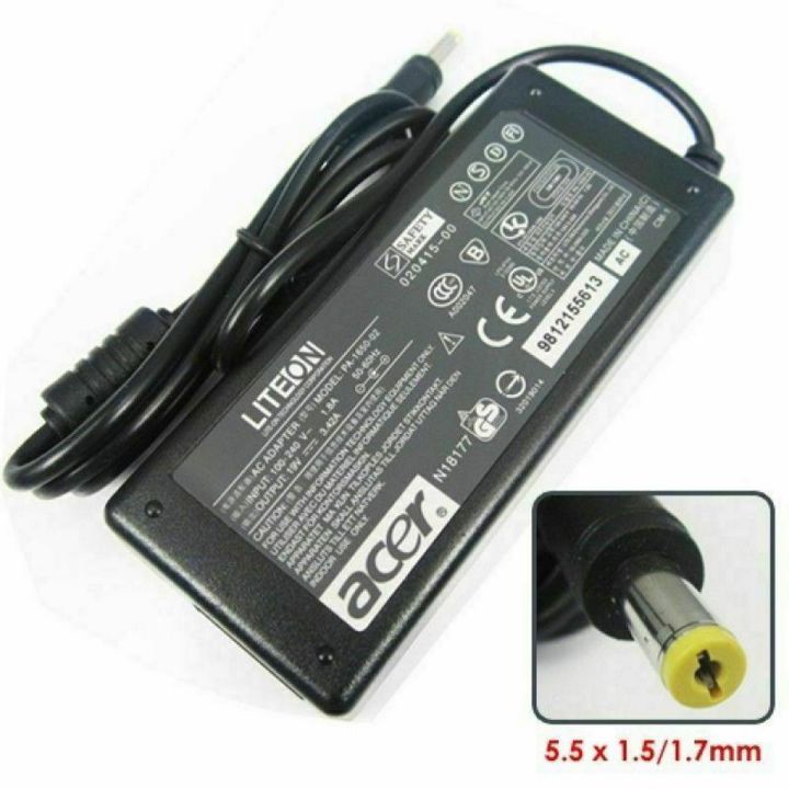 19V 3.42A 65W Power Charger OR Power Cord  Acer Aspire E1-510P-2671 E1-531 E1-531-2438 E1-532 E1-572
