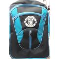 Manchester United High Quality Blue & Black Fabric School Bag. 
