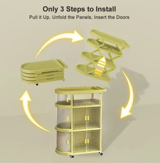 Freestanding%20Toy%20Organizer%20Cart%20With%203%20Tier%20Foldable%20Storage%20Cabinet%20-%20Image%207