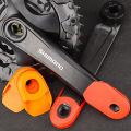 2 Pcs Silicone Bike Road Bike Crank Arm Skin Protectors Sleeve Cover Boot Cap. 
