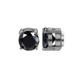 Zircon magnet earrings clip-on earrings for men 1-10 pairs of crystal strong magnetic earrings for women punk round non-pierced jewelry. 