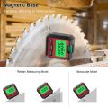 Precision Digital Inclinometer Electron Goniometers Magnetic-Red. 