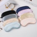 【Footprint】 Silk Eye Shading Sleep Mask Ear Hanging Adjustable Comfort Aviation Travel Sleeping Mask Soft Eyeshade Men And Women Eye Cover. 