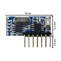 10PCS 433Mhz RF Receiver Learning Code Decoder Module 433 Mhz Wireless 4-Channel Output for Remote Controls Encoding. 